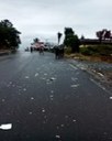 Acidente na SC 350 acesso ao Rio Engano Acidente na SC 350 acesso ao Rio Engano